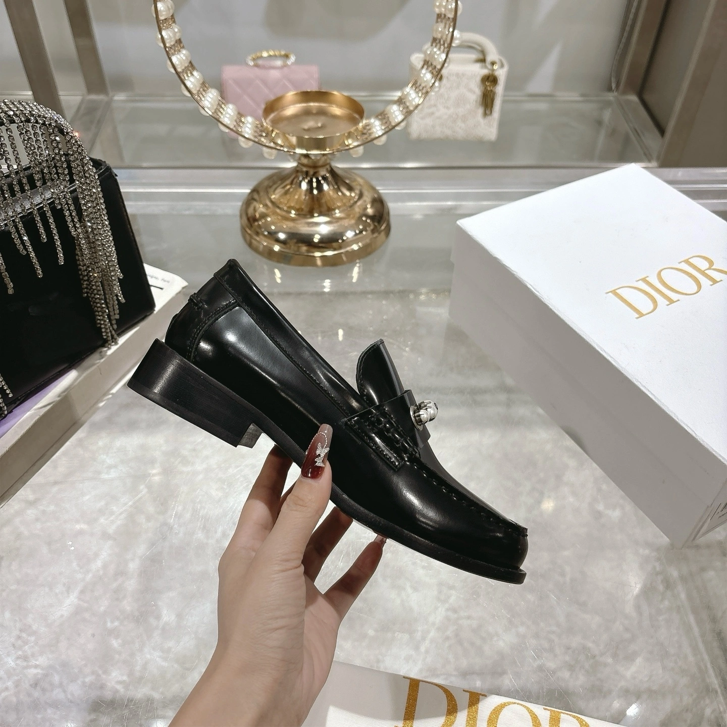 COCO-- 4ior KDB997ACA_S900 cowhide Paris Heel height：2.5cm item:E-X302H2127